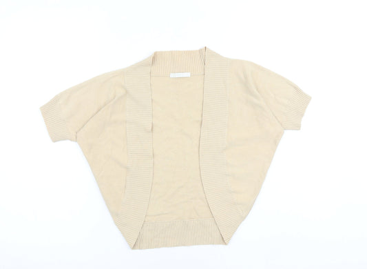 Womens UK Size 8 Marks and Spencer Beige Cardigan Jumper