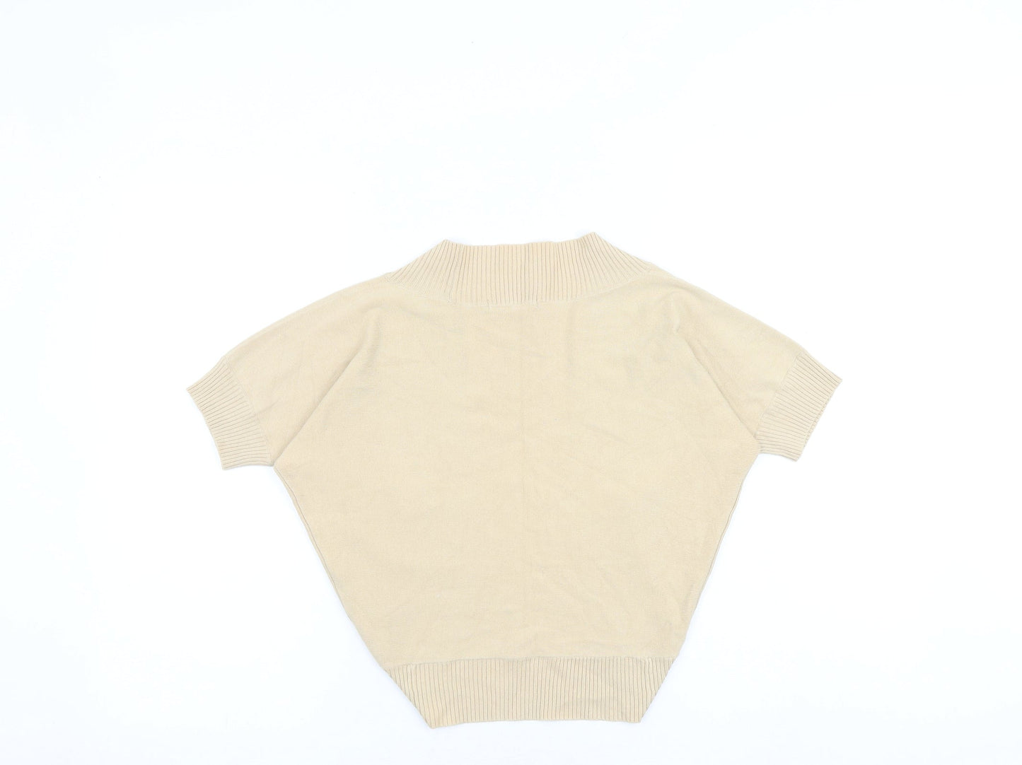 Womens UK Size 8 Marks and Spencer Beige Cardigan Jumper
