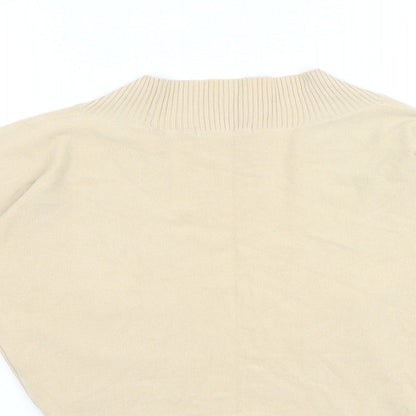 Womens UK Size 8 Marks and Spencer Beige Cardigan Jumper