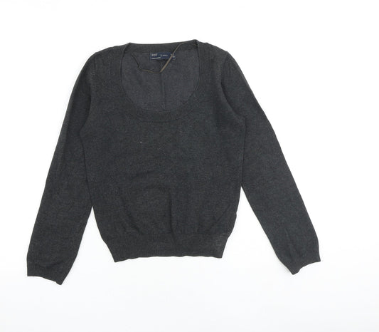 Womens UK Size S Zara Grey Pullover Jumper