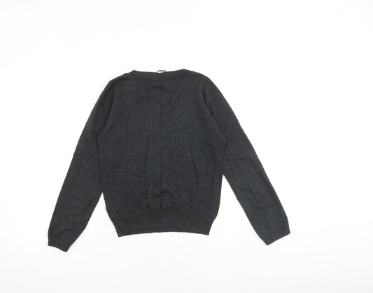 Womens UK Size S Zara Grey Pullover Jumper