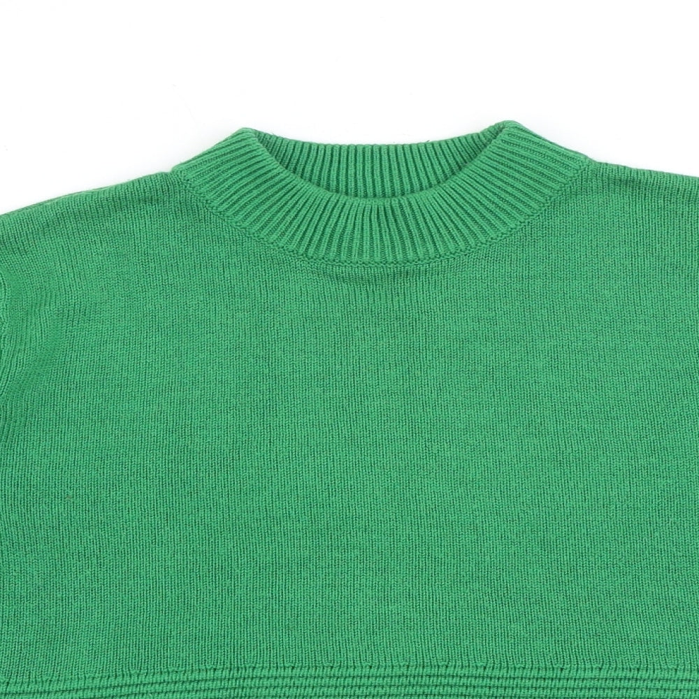 Womens UK Size 6 Topshop Green Pullover Jumper