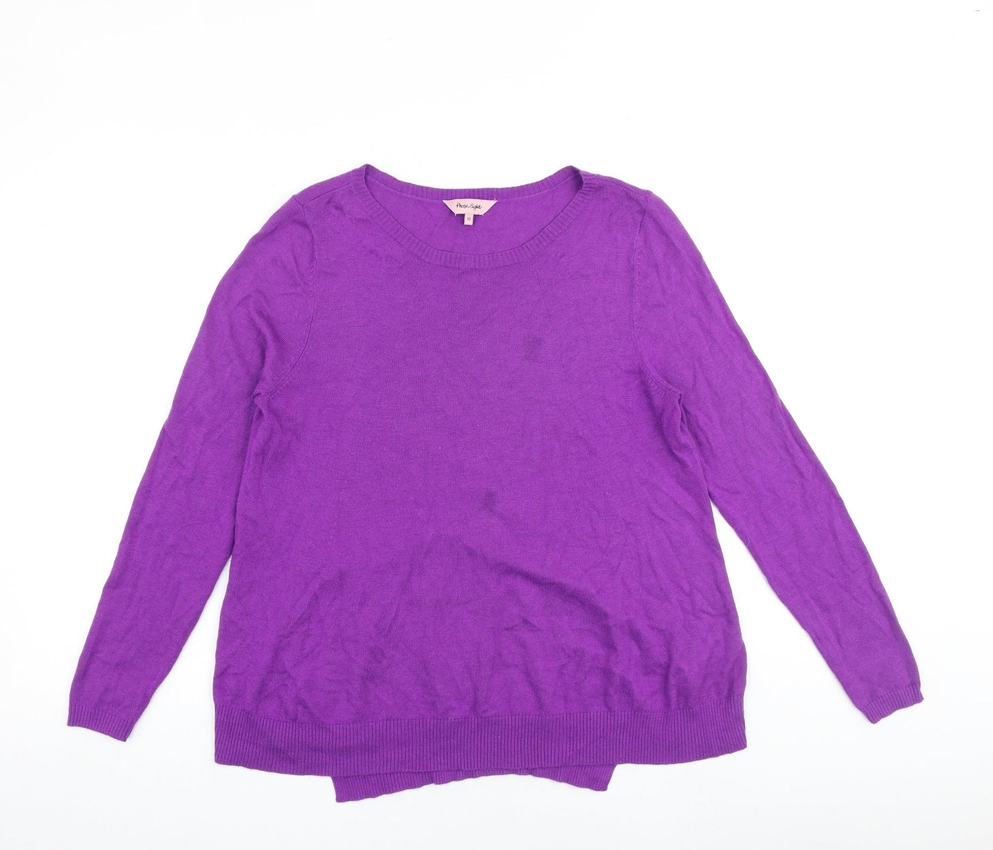Womens UK Size 12 Phase Eight Purple Pullover Jumper