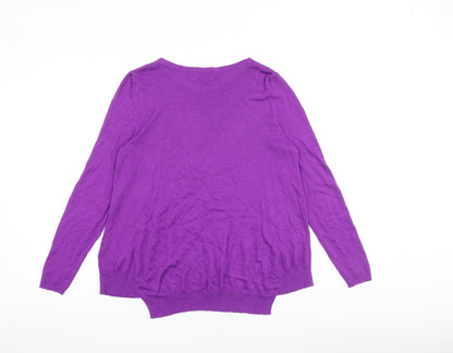 Womens UK Size 12 Phase Eight Purple Pullover Jumper