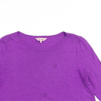 Womens UK Size 12 Phase Eight Purple Pullover Jumper