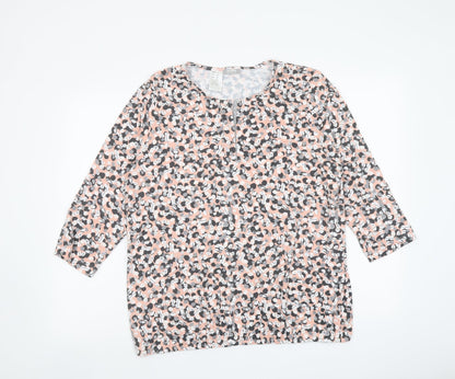 Womens UK Size 20 Rabe Pink Basic Blouse