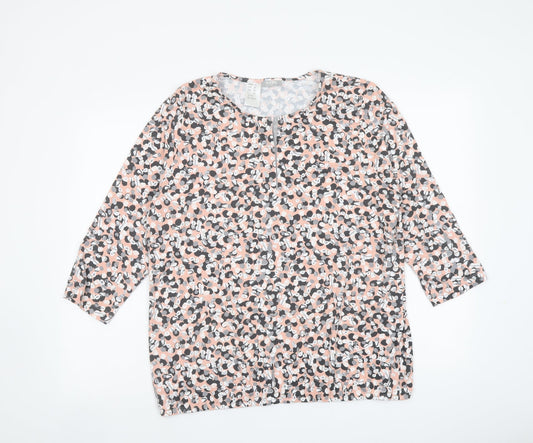Womens UK Size 20 Rabe Pink Basic Blouse