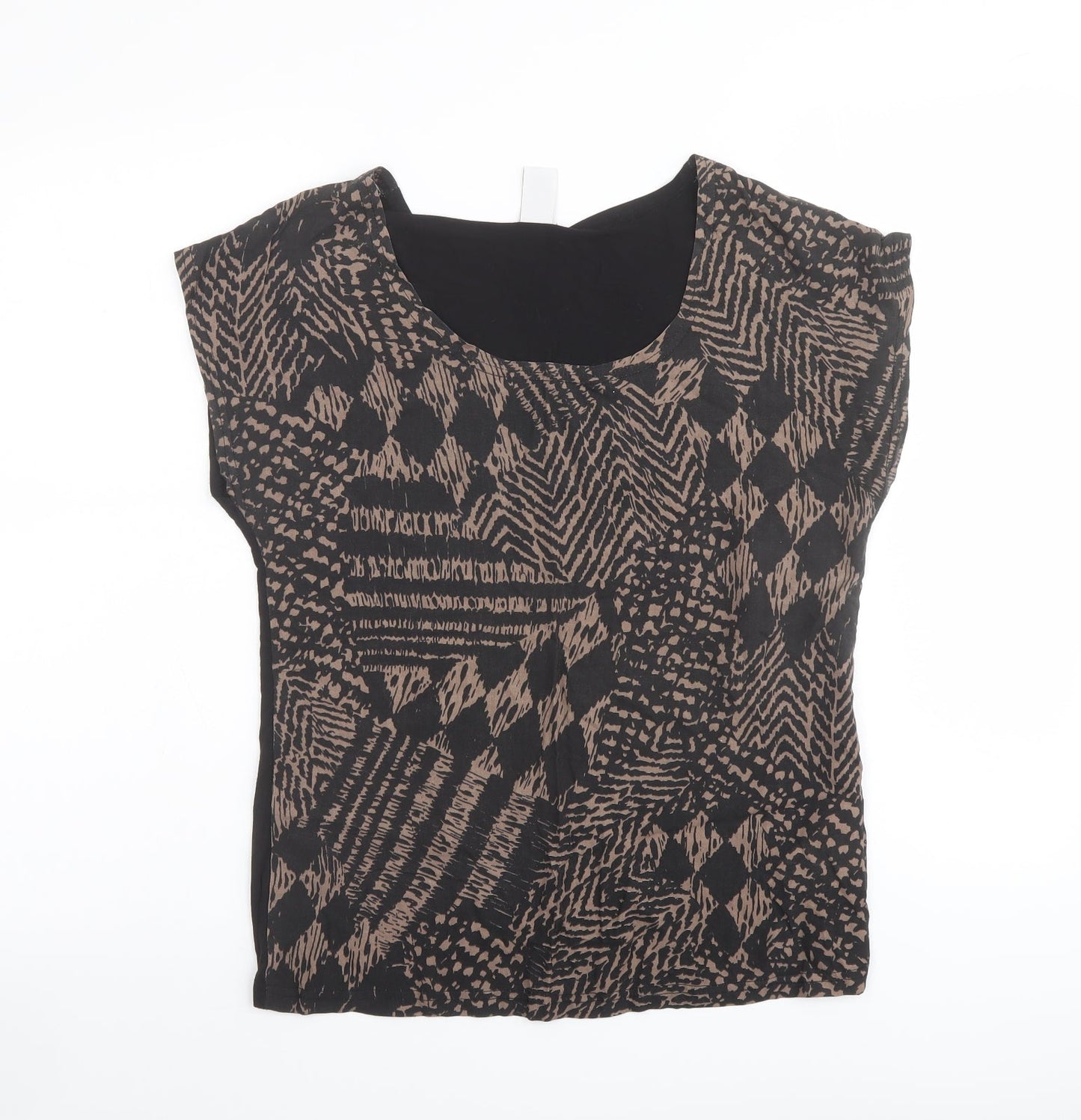 Womens UK Size S VILA Black Basic Blouse