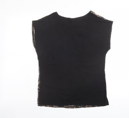 Womens UK Size S VILA Black Basic Blouse