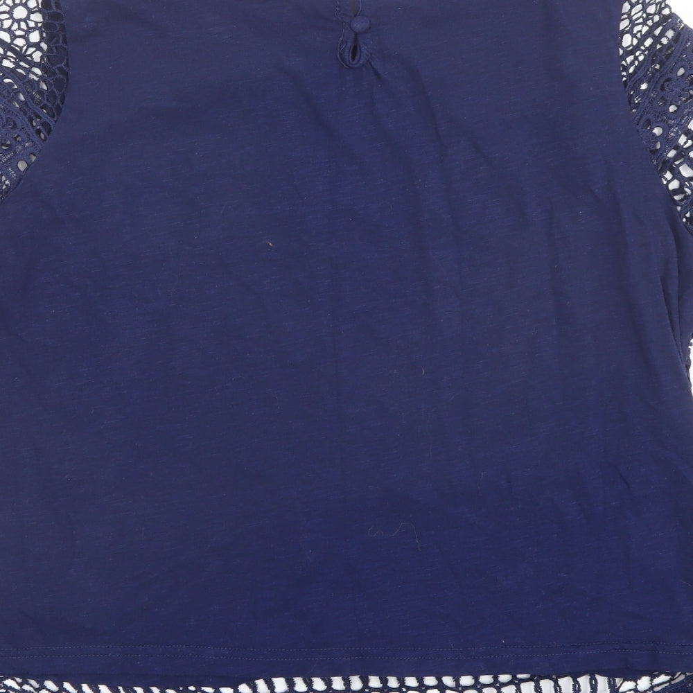 Womens UK Size 12 Intuition Blue Basic Blouse