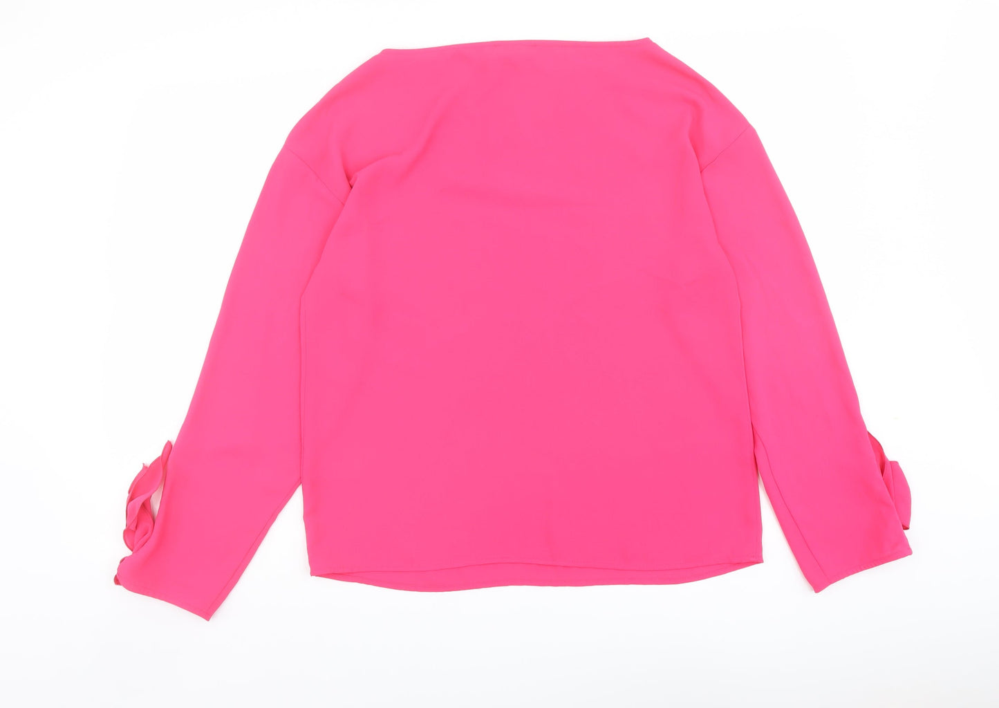 Womens UK Size 8 Warehouse Pink Basic Blouse