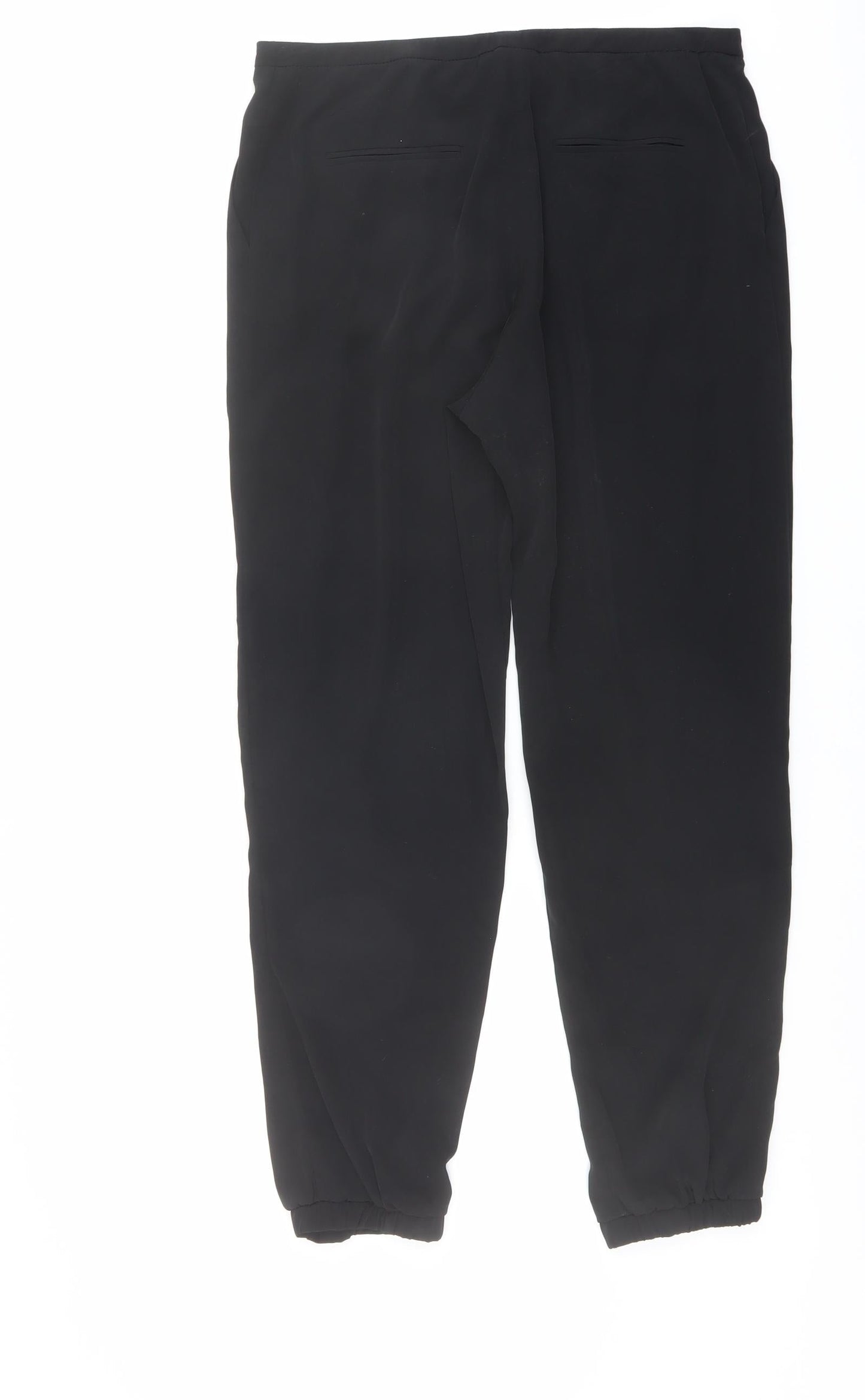 Womens UK Size 10 ASOS Regular Fit  Black Trousers