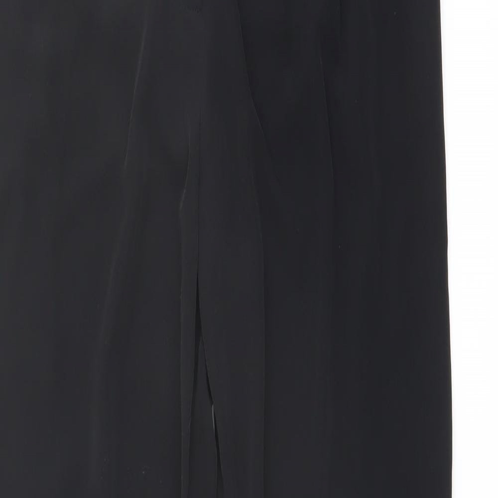 Womens UK Size 10 ASOS Regular Fit  Black Trousers