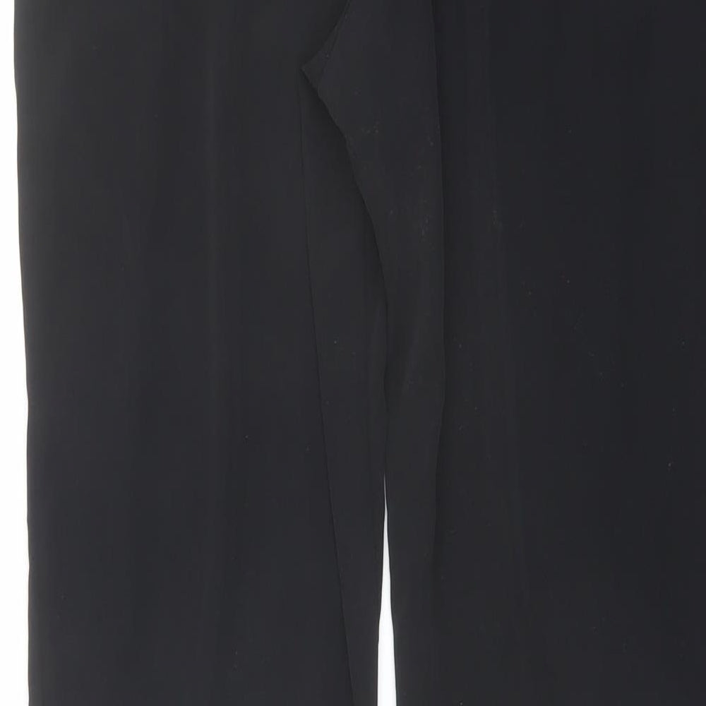Womens UK Size 10 ASOS Regular Fit  Black Trousers