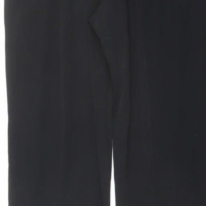 Womens UK Size 10 ASOS Regular Fit  Black Trousers