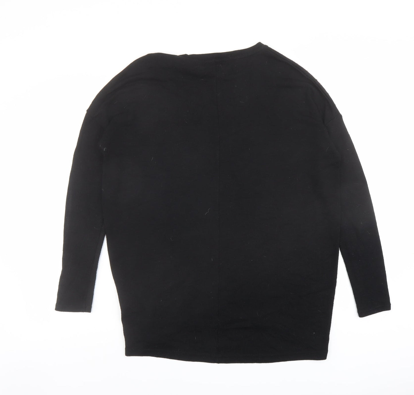 Womens UK Size S New Look Black Pullover Jumper