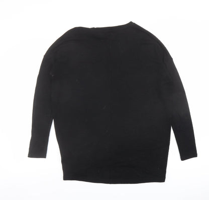 Womens UK Size S New Look Black Pullover Jumper