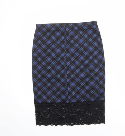 FOREVER 21 Womens Multicoloured Geometric Polyester Bandage Skirt Size M - Lace Details