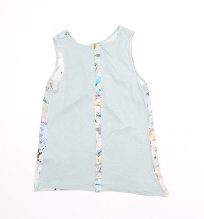Womens UK Size 8 Warehouse Blue Basic Tank
