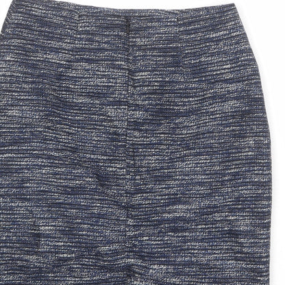 Monsoon Womens Multicoloured Geometric Polyester Bandage Skirt Size 8 Zip