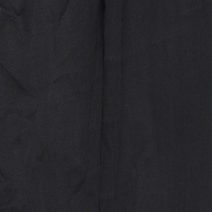Topshop Womens Black Cotton Skinny Jeans Size 25 in L30 in Regular Zip