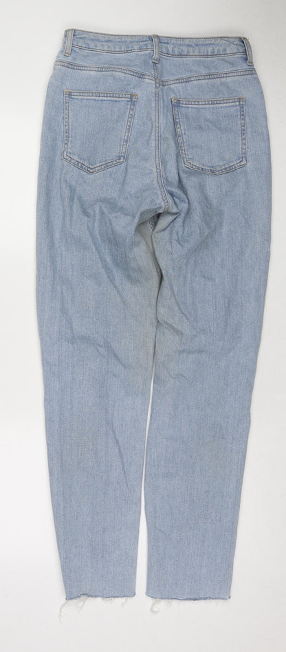 ASOS Womens Blue Cotton Tapered Jeans Size 28 in L32 in Regular Zip
