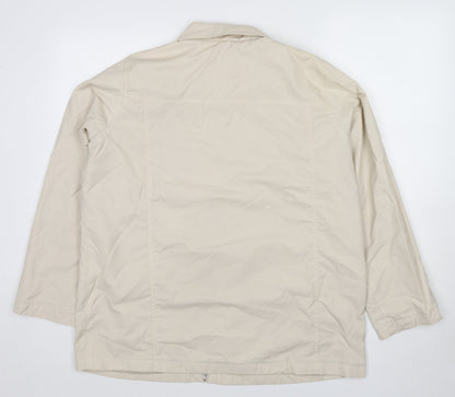 Bonmarché Womens Beige Jacket Size M Zip