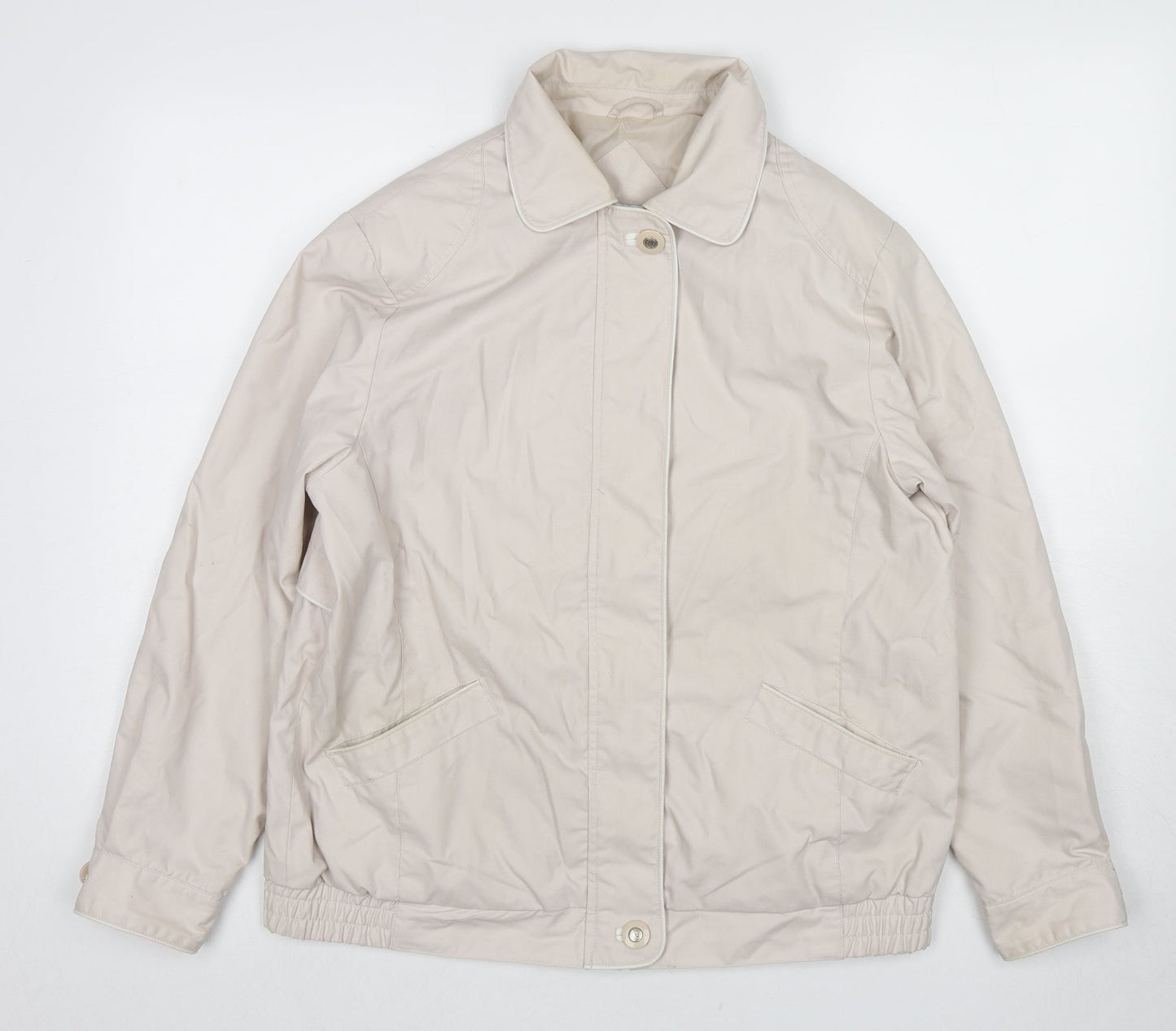 Womens UK Size 14 Classics Beige Jacket