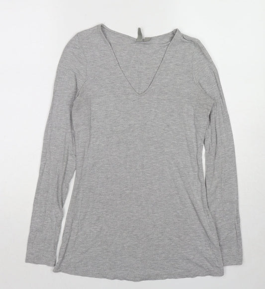 Womens UK Size 6 ASOS Grey Basic T-Shirt