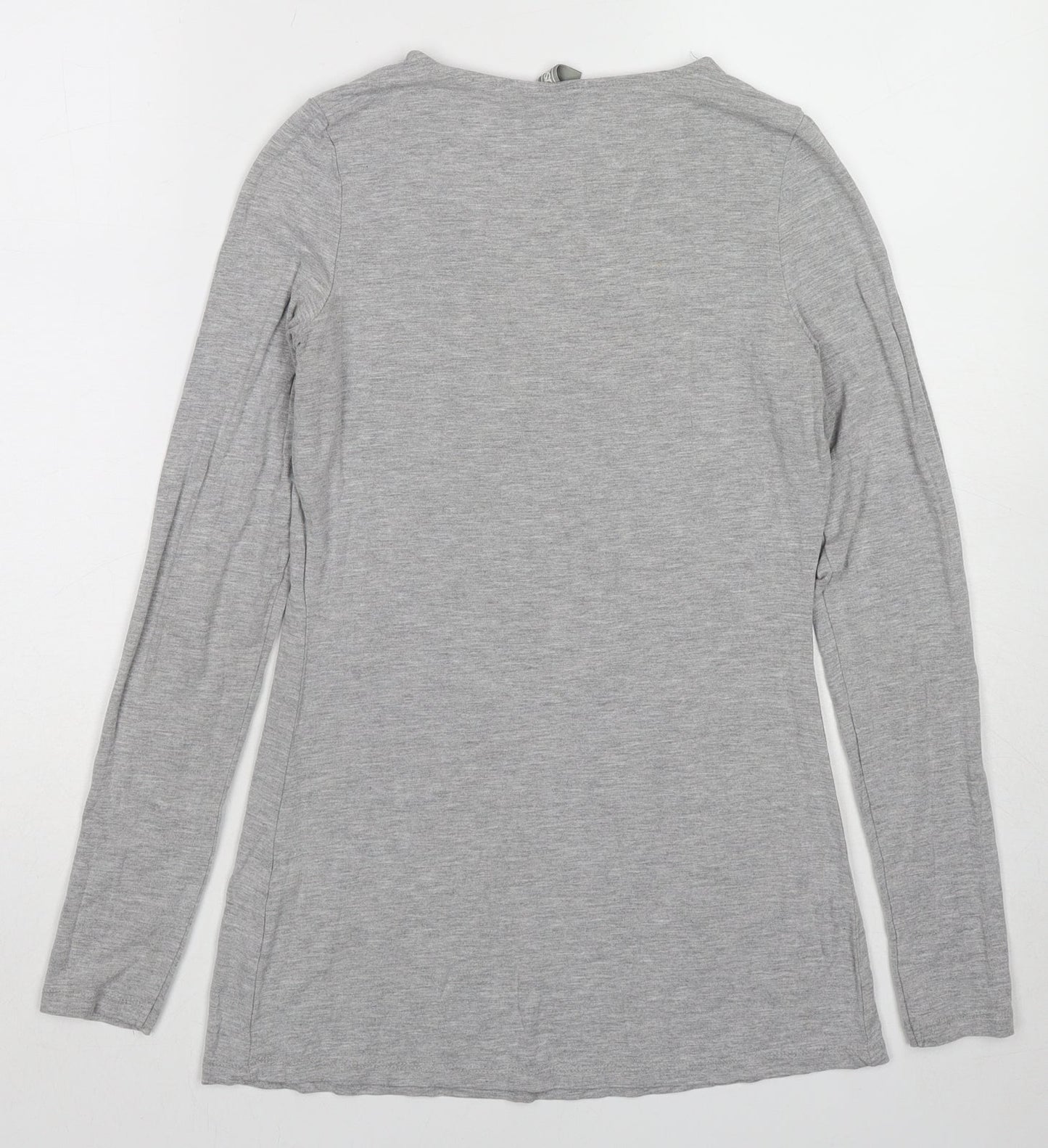 Womens UK Size 6 ASOS Grey Basic T-Shirt