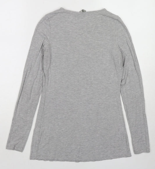 Womens UK Size 6 ASOS Grey Basic T-Shirt