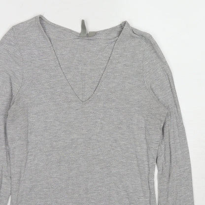 Womens UK Size 6 ASOS Grey Basic T-Shirt