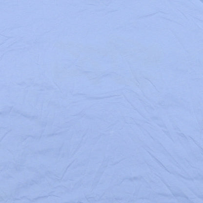 Womens UK Size S Marks and Spencer Blue Basic T-Shirt