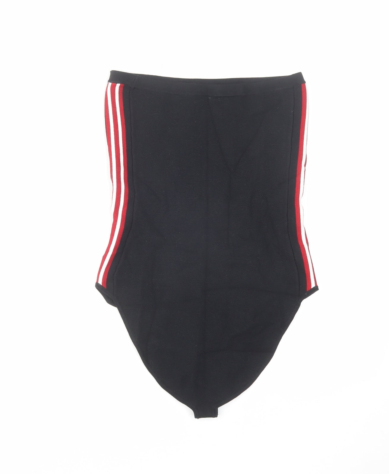 Out From Under Womens Black Polyamide Bodysuit One-Piece Size M Snap