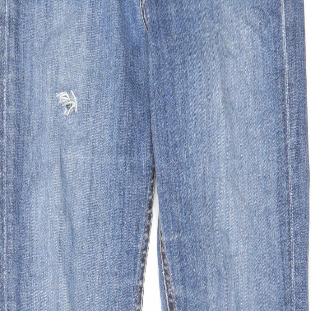 H&M Mens Blue Cotton Skinny Jeans Size 28 in L32 in Regular Zip