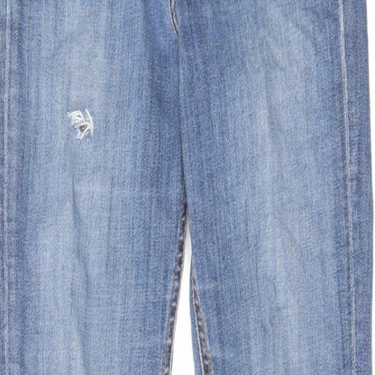 H&M Mens Blue Cotton Skinny Jeans Size 28 in L32 in Regular Zip