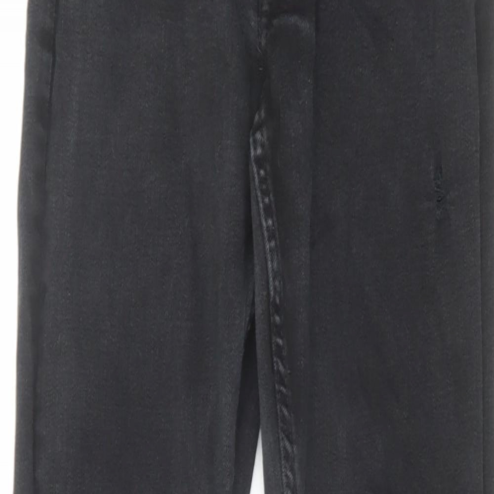 Denim & Co. Mens Black Cotton Skinny Jeans Size 28 in L32 in Regular Button