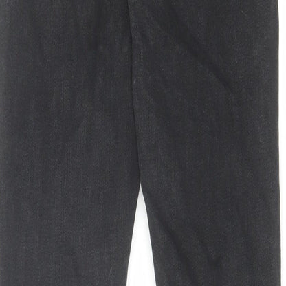 Denim & Co. Mens Black Cotton Skinny Jeans Size 28 in L32 in Regular Button