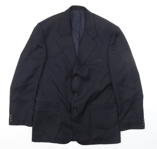 Mens UK Size M Burton Regular Blue Suit Jacket