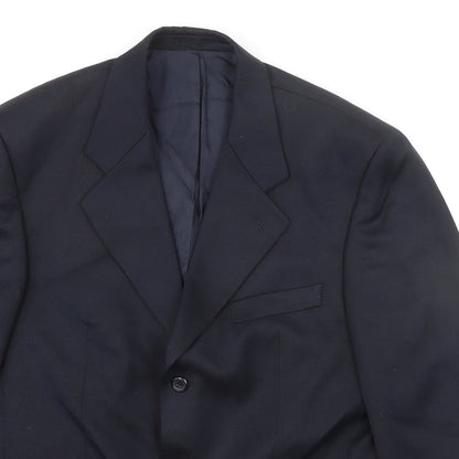 Mens UK Size M Burton Regular Blue Suit Jacket