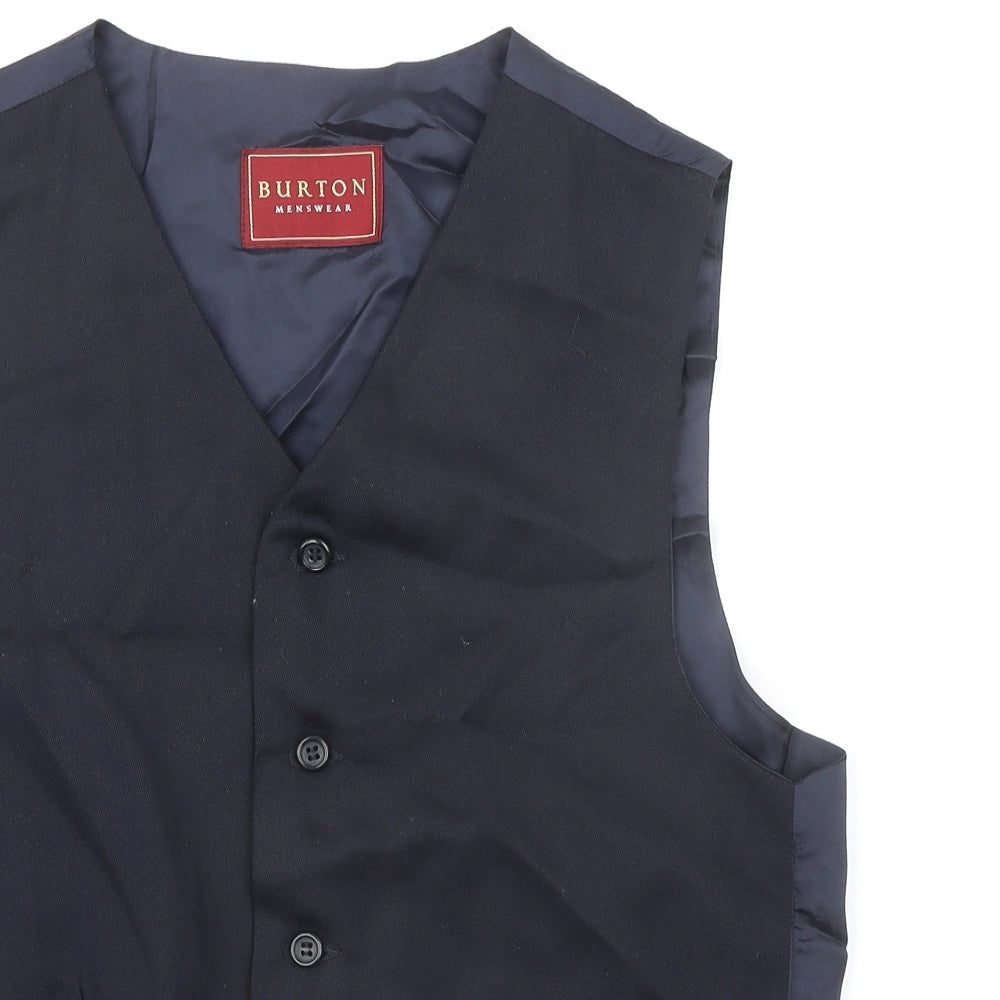 Mens UK Size 40 Burton Regular Blue Suit Jacket