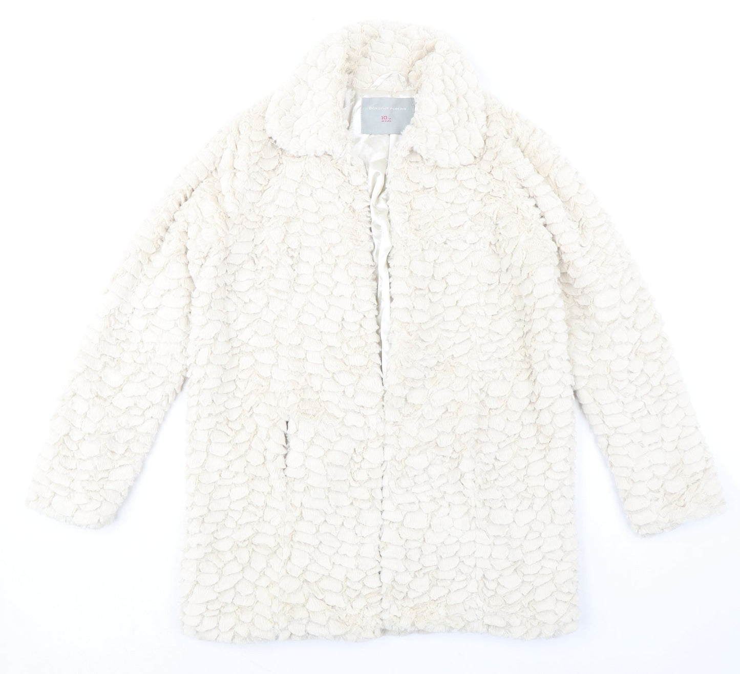 Womens UK Size 10 Dorothy Perkins Ivory Jacket
