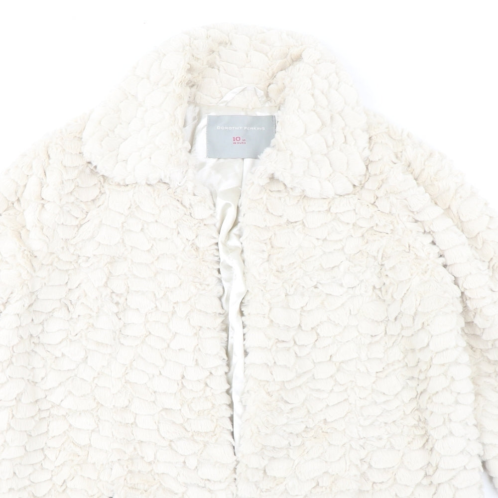 Womens UK Size 10 Dorothy Perkins Ivory Jacket