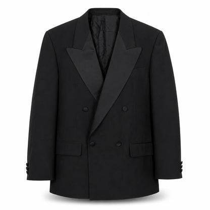 Mens UK Size 40 Daniel Drescott Regular Black Suit Tuxedo