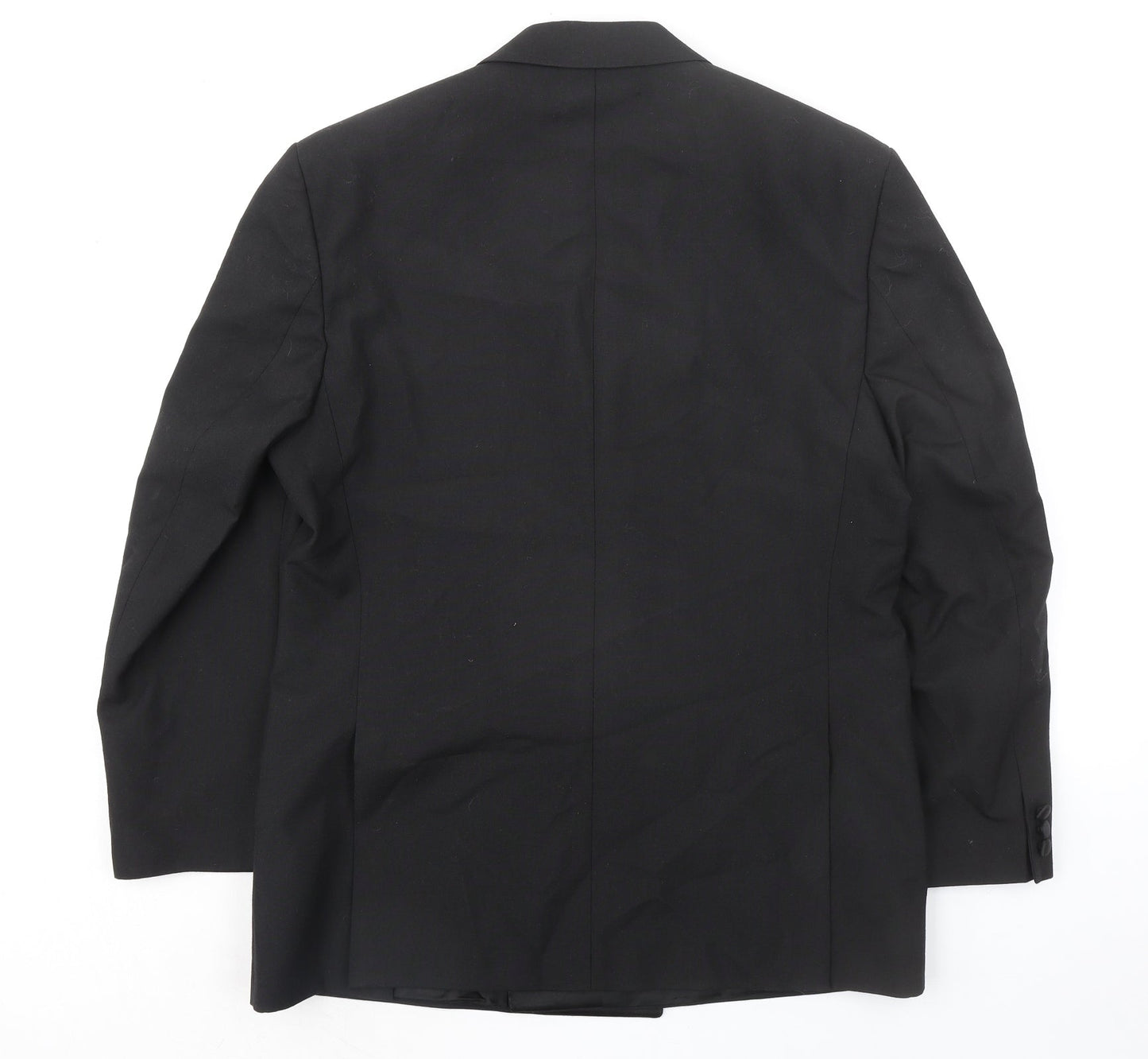 Mens UK Size 40 Daniel Drescott Regular Black Suit Tuxedo