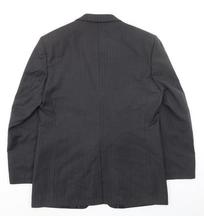 Mens UK Size 42 Burton Regular Grey Suit Jacket