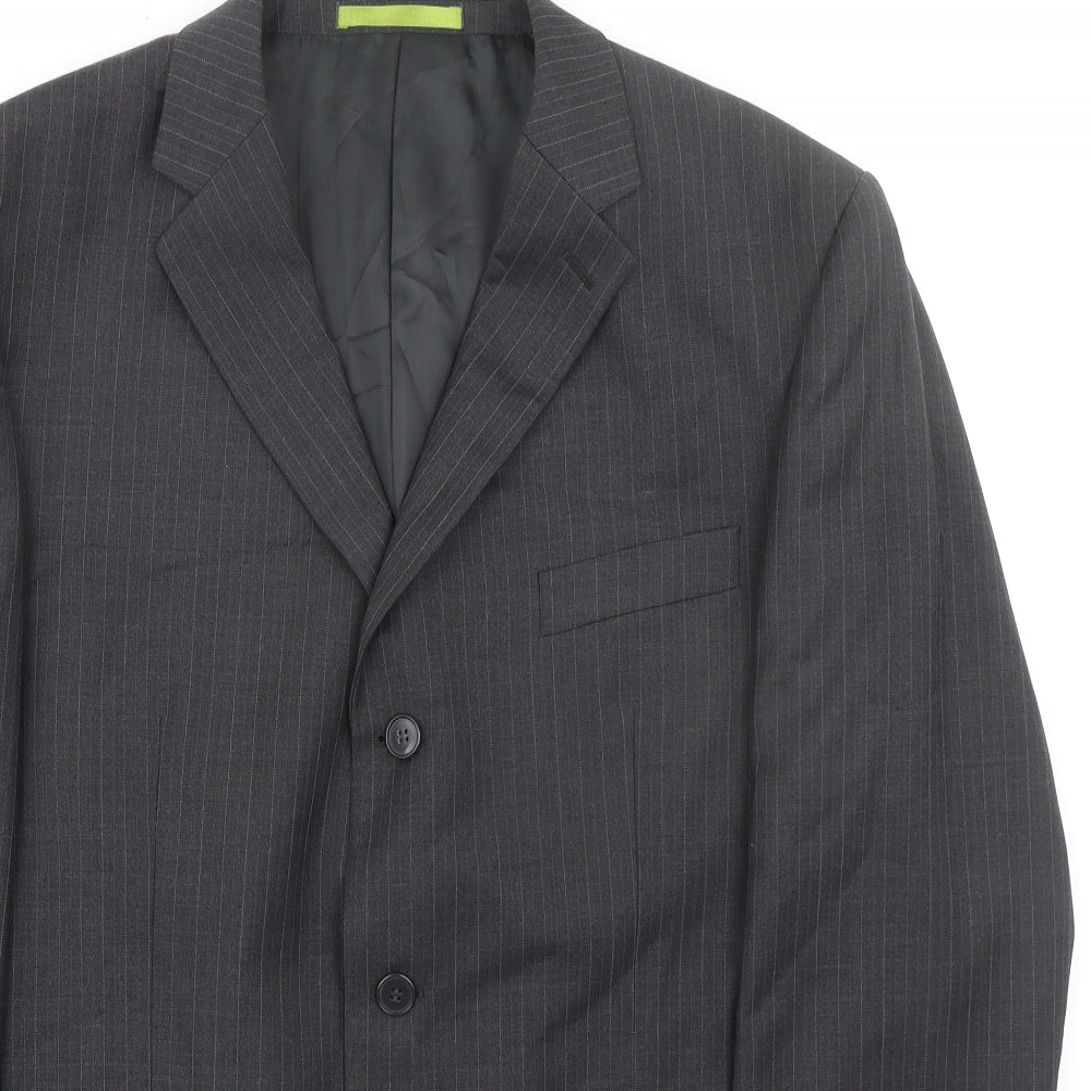 Mens UK Size 42 Burton Regular Grey Suit Jacket