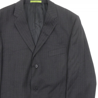 Mens UK Size 42 Burton Regular Grey Suit Jacket