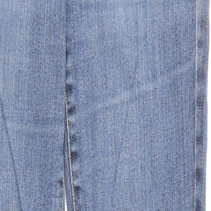 Gap Womens Blue Cotton Straight Jeans Size 6 L30 in Regular Zip