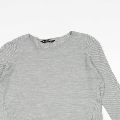 Womens UK Size 10 Dorothy Perkins Grey Pullover Jumper